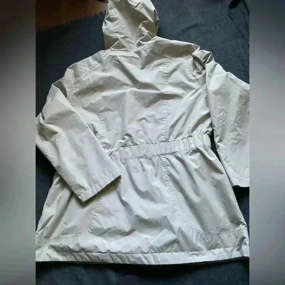 Vintage REVERSIBLE faux fur‎ hooded winter jacket XL cream Free Country - Picture 7 of 9